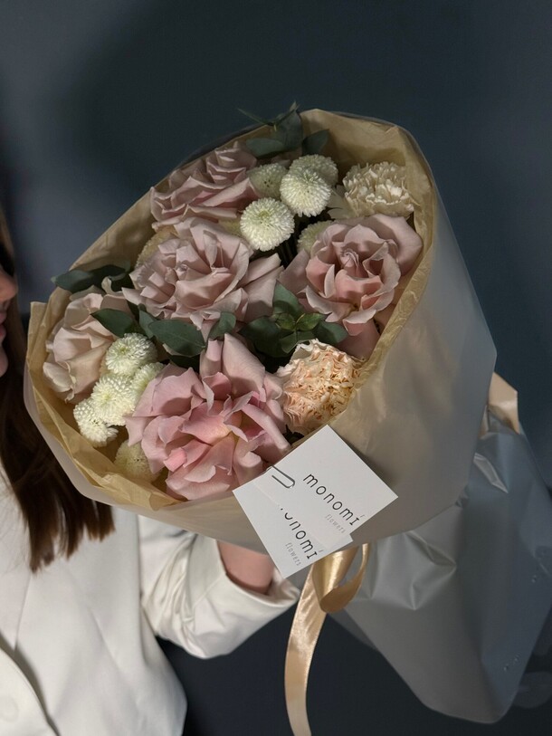 Букет - капучино за 4750₽ с доставкой в Москве от Monomi flowers на Flawery