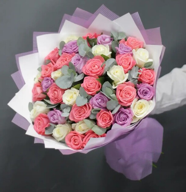 Букет цветов Бранон за 17540₽ с доставкой в Москве от FLOWER BASE на Flawery