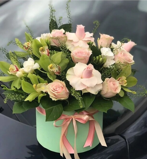 Букет цветов Гретта за 11338₽ с доставкой в Москве от FLOWER BASE на Flawery