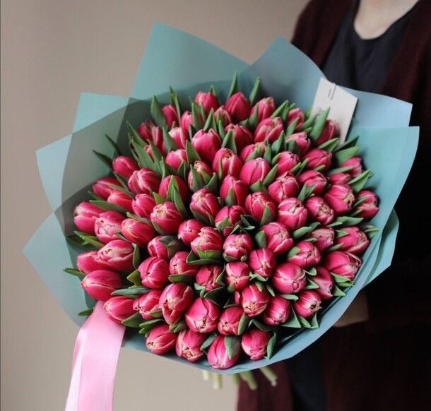 Букет цветов Весна за 27104₽ с доставкой в Москве от FLOWER BASE на Flawery