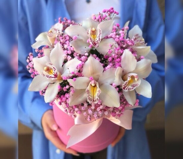Букет цветов Розовые мечты за 9548₽ с доставкой в Москве от FLOWER BASE на Flawery