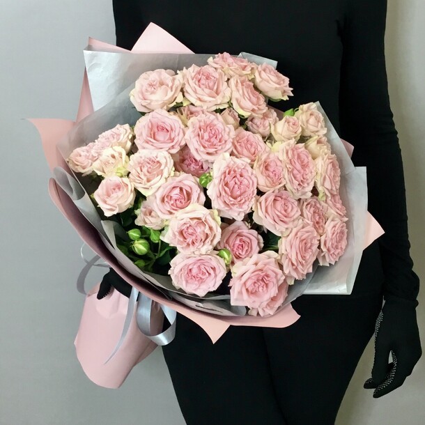 Букет кустовых роз прана за 4990₽ с доставкой в Одинцово от Салон цветов КФ на Flawery