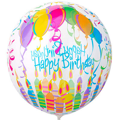 Шар «happy birthday» за 650₽ с доставкой в Москве от Ривьера на Flawery
