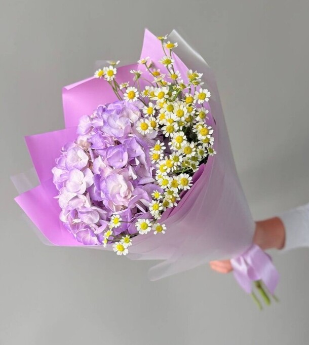 Букет "фиолетовая нежность" за 2990₽ с доставкой в Москве от Flower Island на Flawery