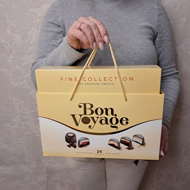 Набор конфет bon voyage 370гр 1шт за 3500₽ с доставкой в Москве от Наш маленький сад на Flawery
