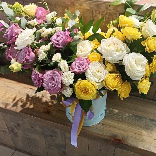 Букет цветов Композиция "ассиметрия" за 13816₽ с доставкой в Москве от FlorMarket.RU-Флормаркет.РФ на Flawery
