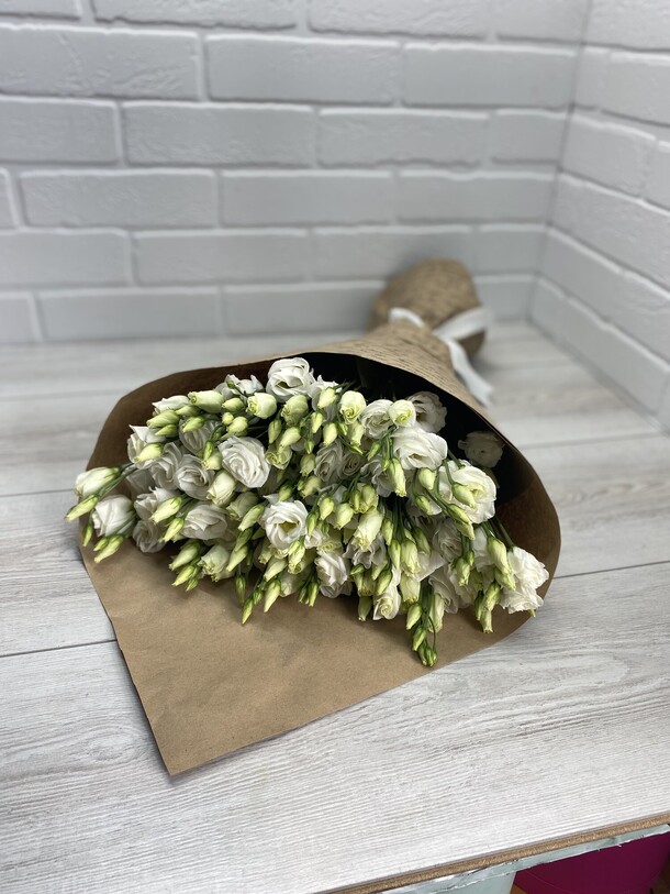 Букет цветов Эустома белая-11 за 5900₽ с доставкой в Москве от Flowers heaven на Flawery