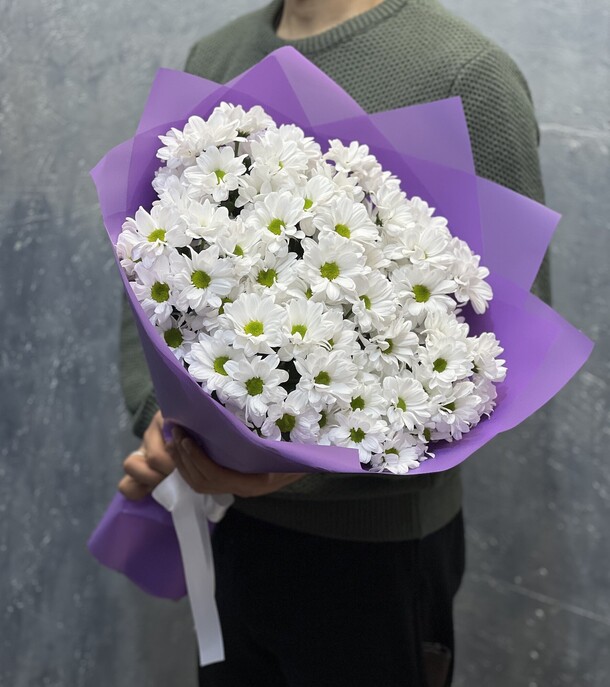 Букет цветов Хризантема кустовая за 5692₽ с доставкой в Москве от Flowers heaven на Flawery