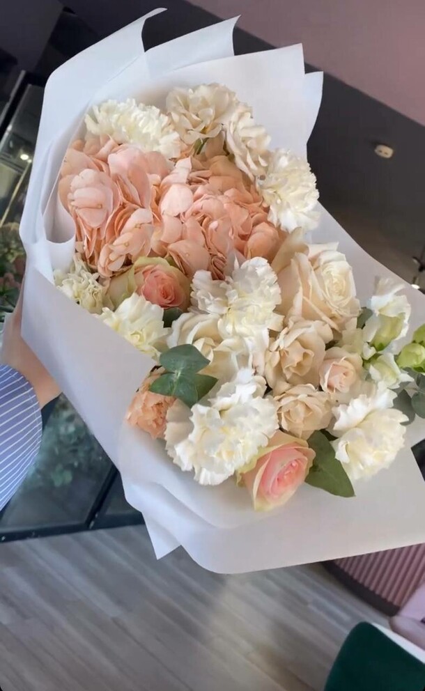 Букет "пастельная нежность" за 4500₽ с доставкой в Иваново от FLO coffee@flowers на Flawery