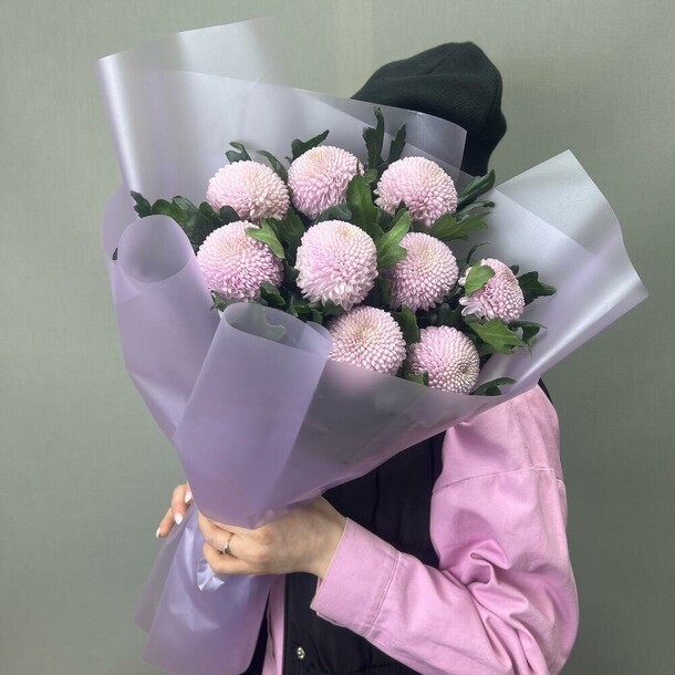 Букет цветов Хризантема момоко за 5400₽ с доставкой в Москве от Balloons_flowers_moscow на Flawery