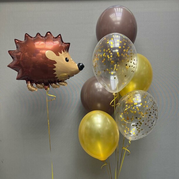 Воздушные шары ёжик - 7 шариков за 3100₽ с доставкой в Москве от Balloons_flowers_moscow на Flawery