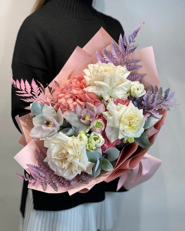 Букет цветов Тиролль за 29091₽ с доставкой в Москве от Цветочки на Flawery