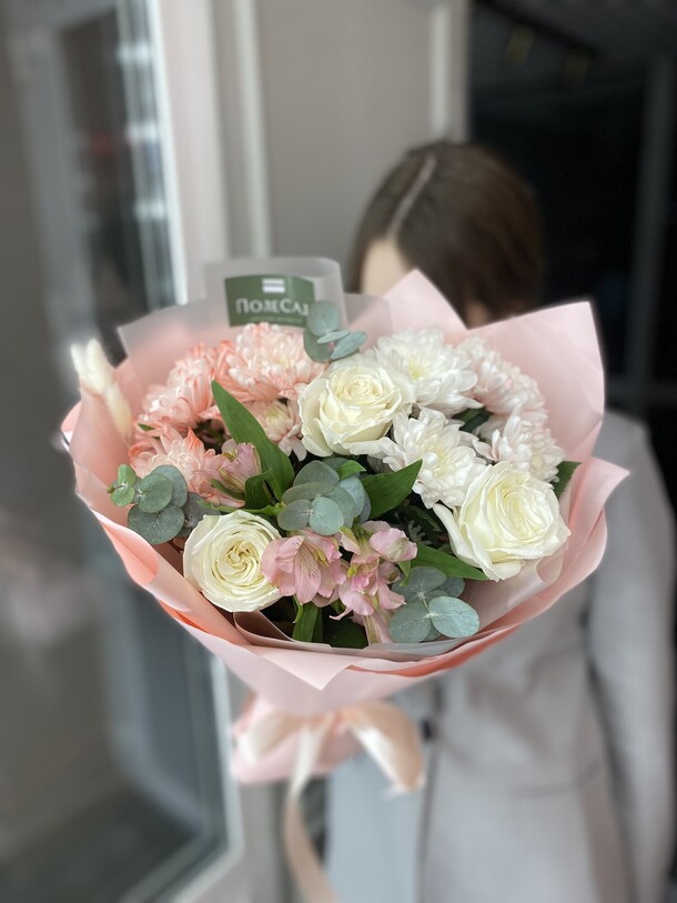 Букет цветов Пломбир за 3250₽ с доставкой в Москве от ПолеСад на Flawery