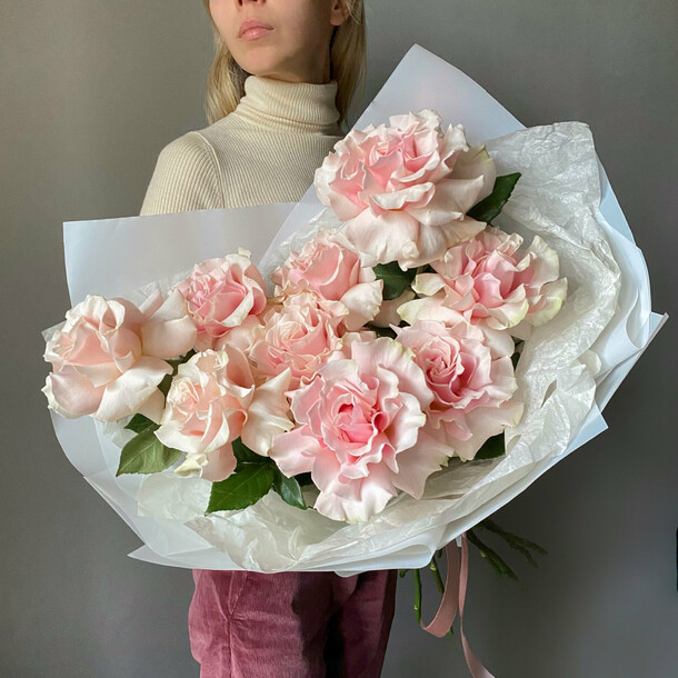 Роза Французские розовые розы. Veresk 286, артикул F1332134 - 6450