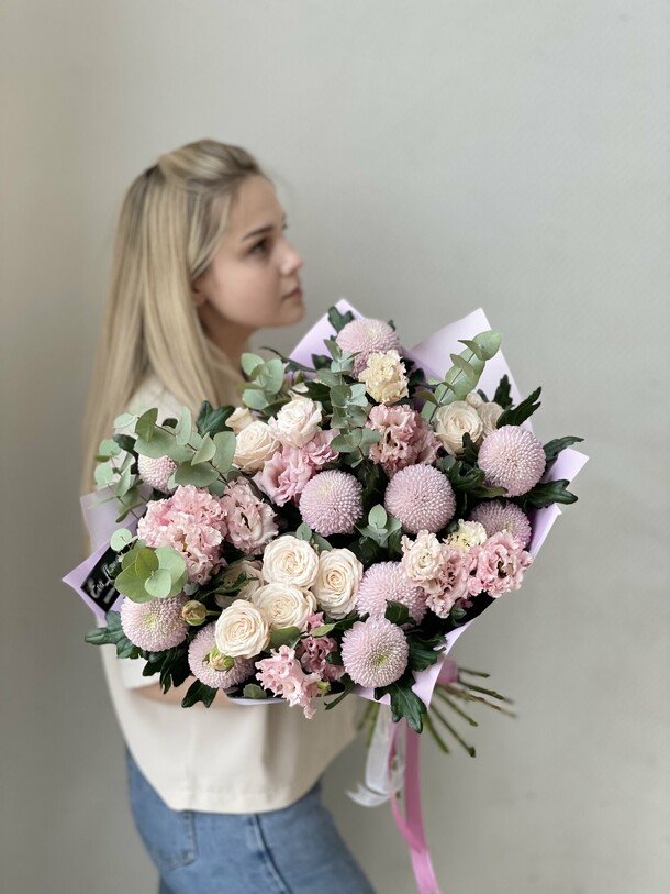 Изысканный букет с момоко, артикул F1271563 - 9500 рублей, доставка по городу. Flawery - доставка цветов