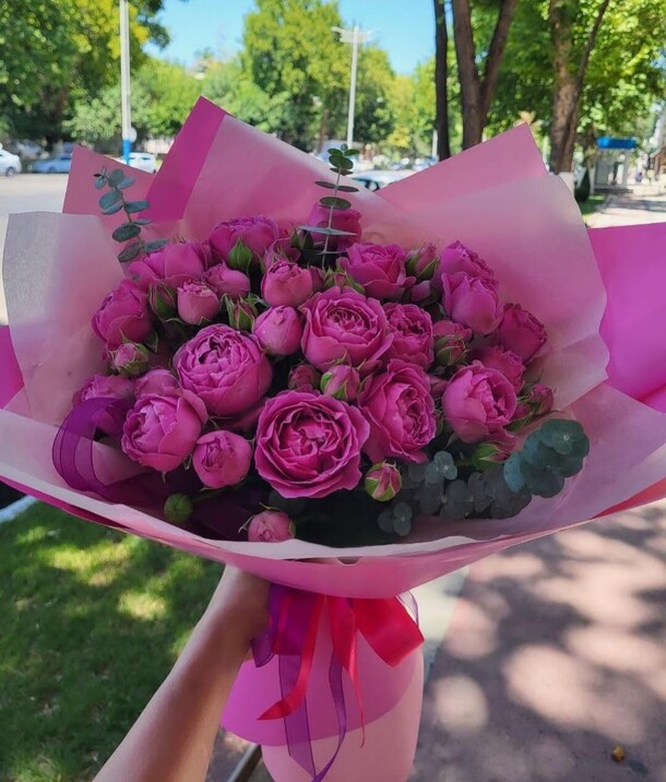 Букет цветов Misty bubbles за 8551₽ с доставкой в Москве от Mary Flowers на Flawery