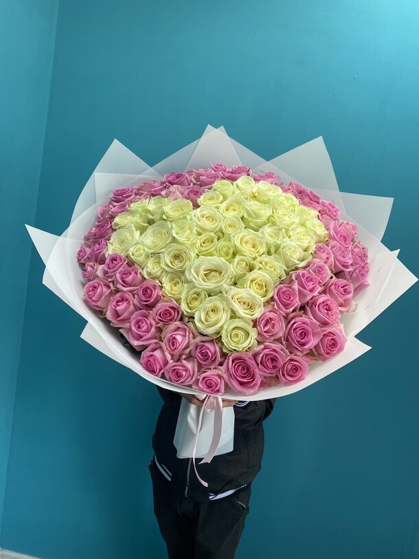 Букет цветов Сердечко 💓 за 23416₽ с доставкой в Москве от Mary Flowers на Flawery