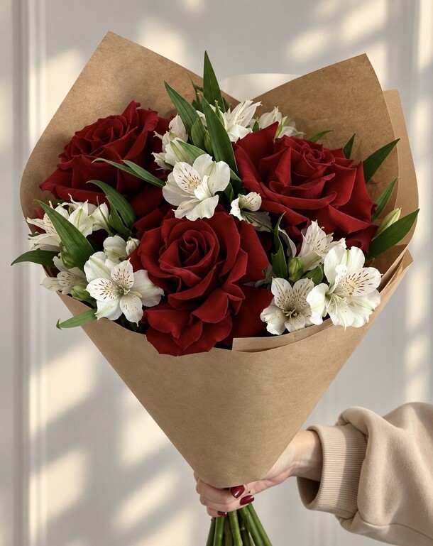 Букет мини за 3250₽ с доставкой в Курске от FlowersFashion на Flawery