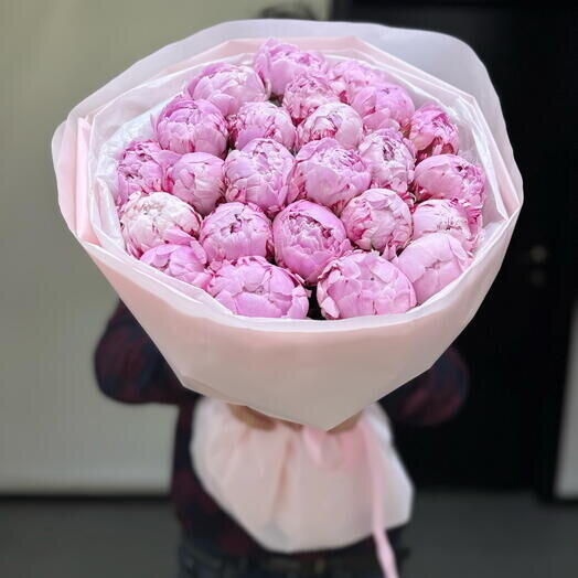 Букет цветов Пионы розовые за 19740₽ с доставкой в Москве от LILI FLOWERS на Flawery