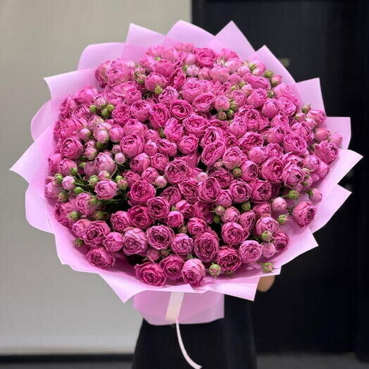Букет цветов Кустовая роза пионовидная за 69027₽ с доставкой в Москве от LILI FLOWERS на Flawery