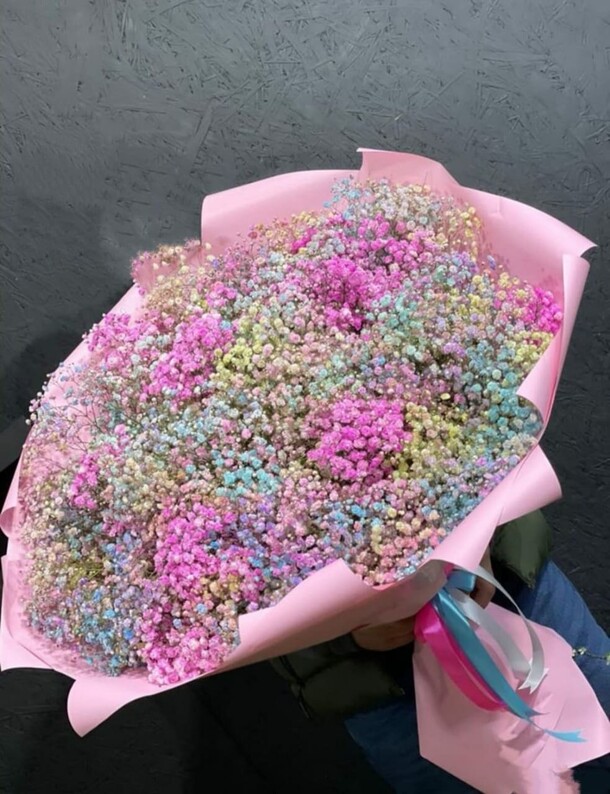 Букет цветов Гипсофила за 22478₽ с доставкой в Москве от GOLDEN ROSE на Flawery