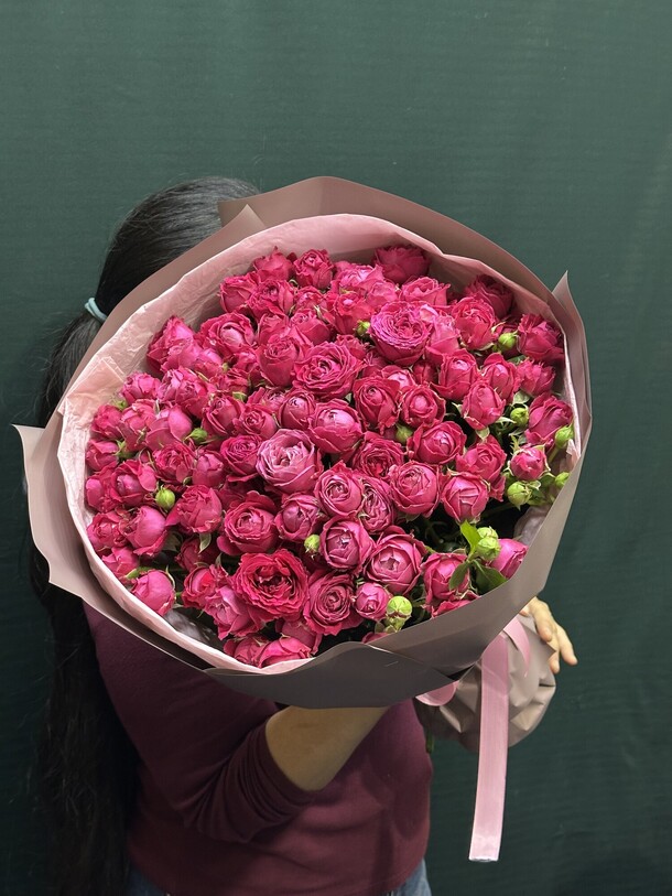 Букет цветов Пионавидные розы за 17638₽ с доставкой в Москве от GOLDEN ROSE на Flawery