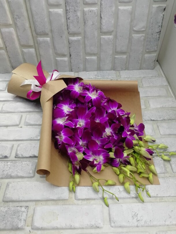 Букет из орхидеи. за 3299₽ с доставкой в Москве от GOLDEN ROSE на Flawery