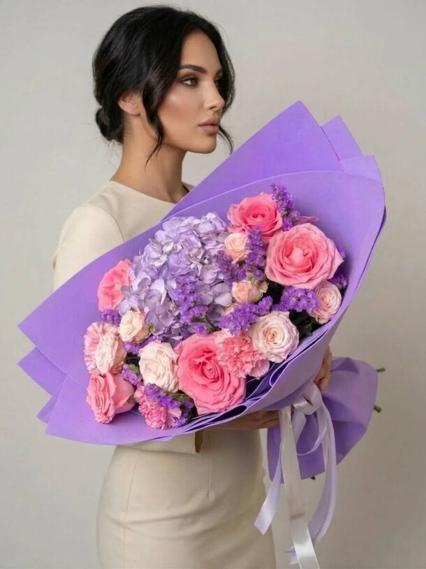 Лавандовые мечты💟, артикул F1409790 - 4999 рублей, доставка по городу. Flawery - доставка цветов