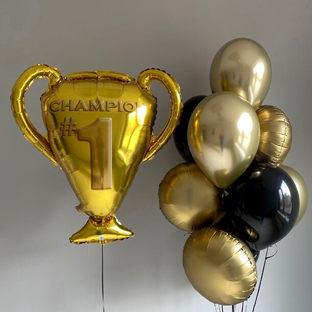 Букет из воздушных шаров чемпион за 4726₽ с доставкой в Москве от HappyBalloons на Flawery
