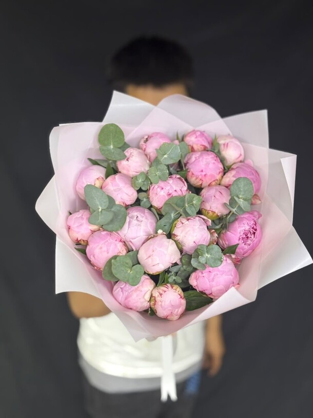 Букет цветов Пион сара бернард за 15600₽ с доставкой в Москве от ANADIA FLOWERS на Flawery