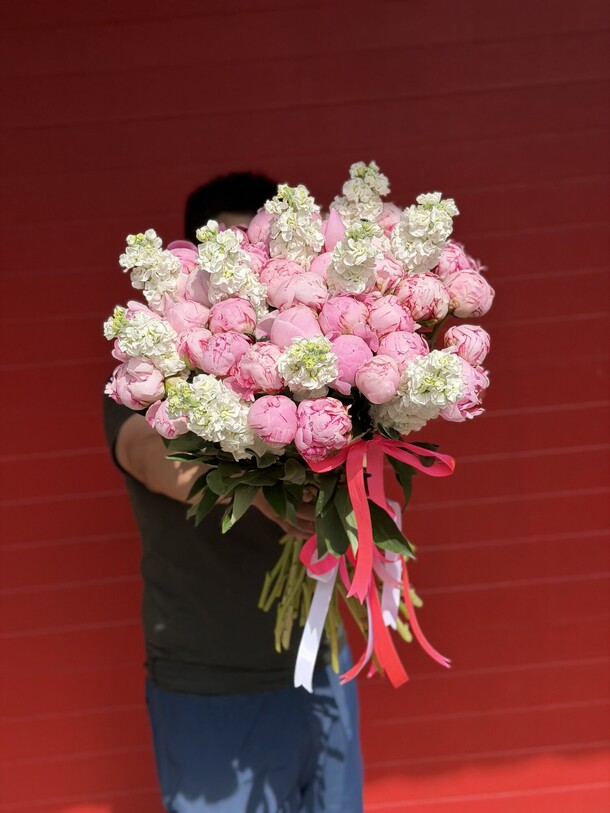 Букет цветов Пион сара бернард за 23400₽ с доставкой в Москве от ANADIA FLOWERS на Flawery