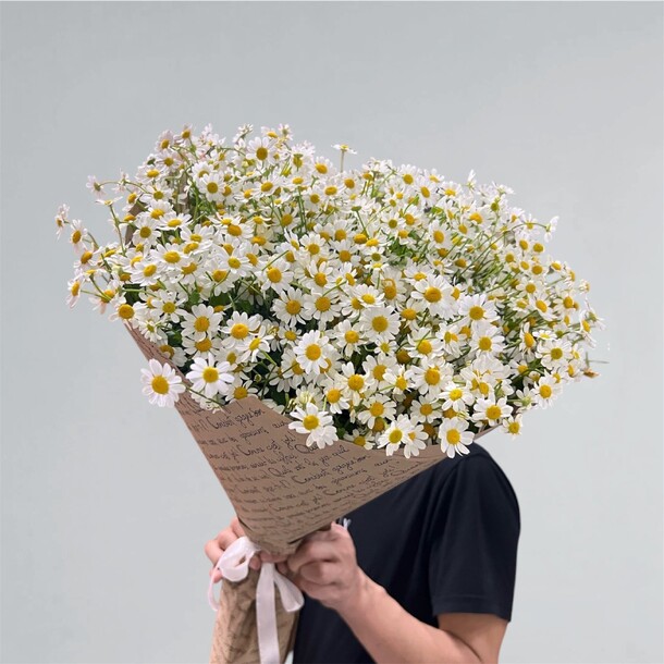 Букет из ромашек «для настроения» за 7400₽ с доставкой в Москве от Beauty Flowers на Flawery