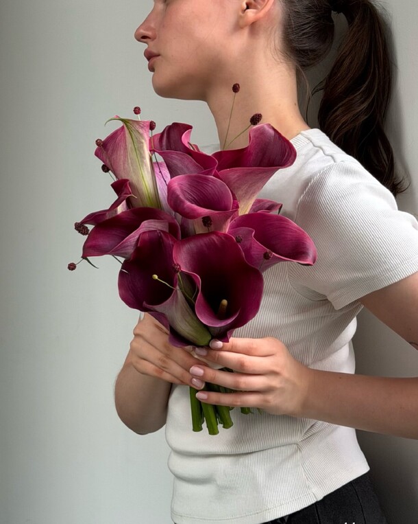 Букет цветов Стильный букет калл за 36500₽ с доставкой в Москве от Adorable flowers на Flawery