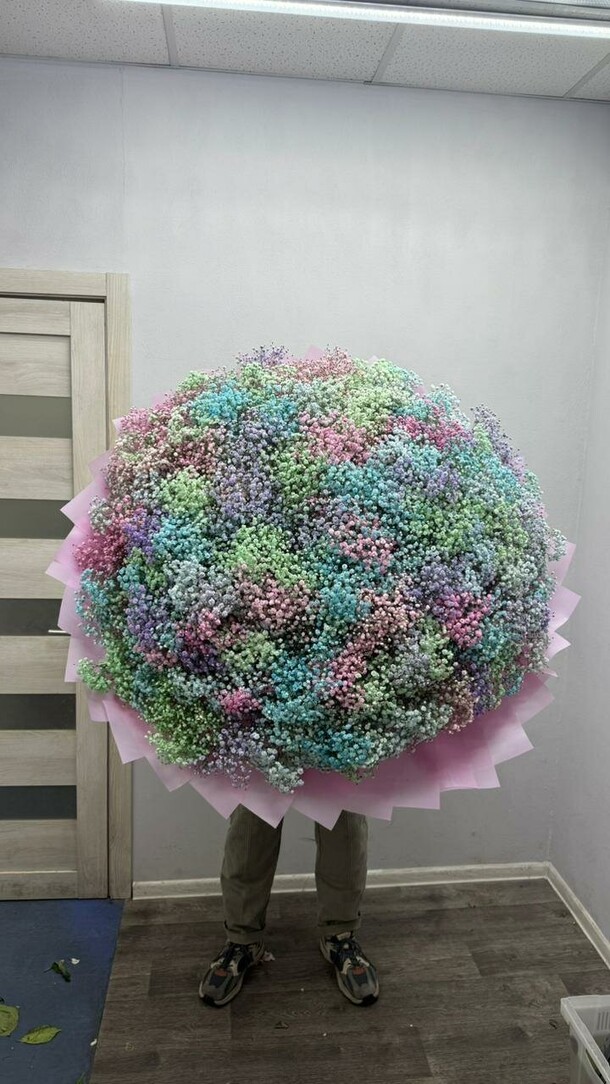 Букет цветов 101 гипсофила 😍 за 49000₽ с доставкой в Москве от FLORAPARADISE.BM на Flawery