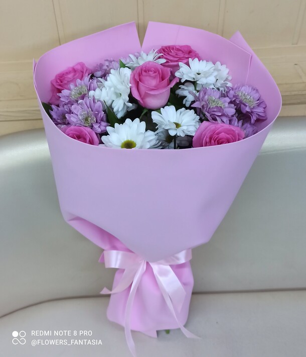 Букет цветов Кокетка за 5200₽ с доставкой в Кисловодске от Фантазия на Flawery