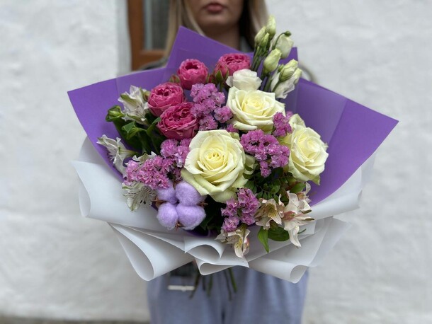 Букет  милый друг за 3900₽ с доставкой в Москве от NikaFlower ЦВЕТЫ & шары на Flawery