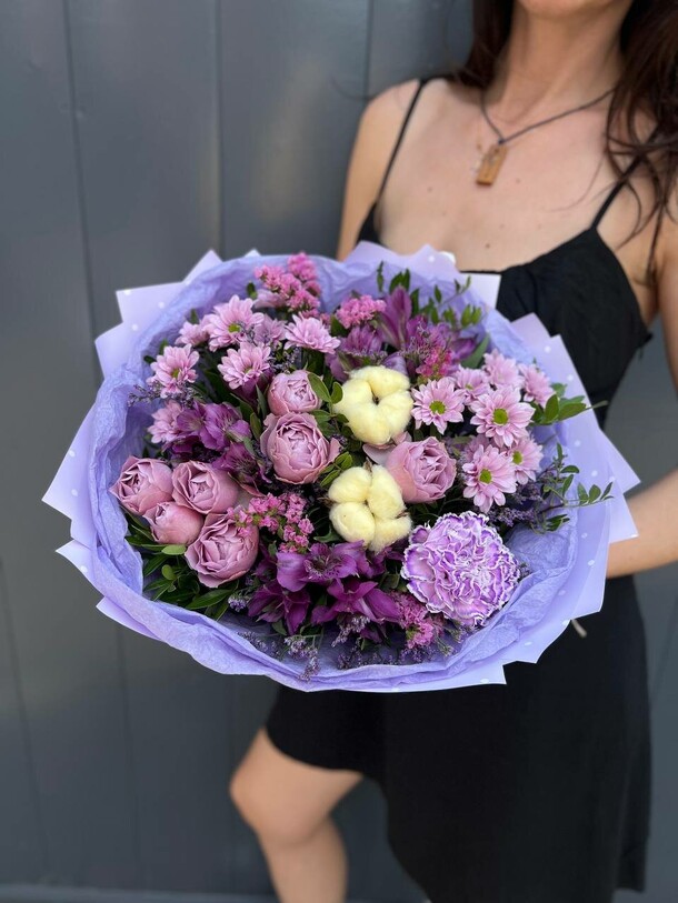 Букет лавандовая феерия за 5550₽ с доставкой в Москве от NikaFlower ЦВЕТЫ & шары на Flawery