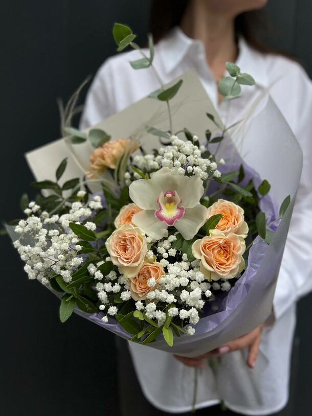 Букет танец цветов за 2650₽ с доставкой в Москве от NikaFlower ЦВЕТЫ & шары на Flawery