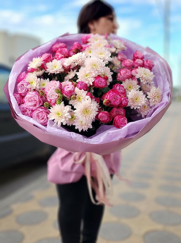 Букет микс за 7438₽ с доставкой в Москве от Liana Flowers на Flawery