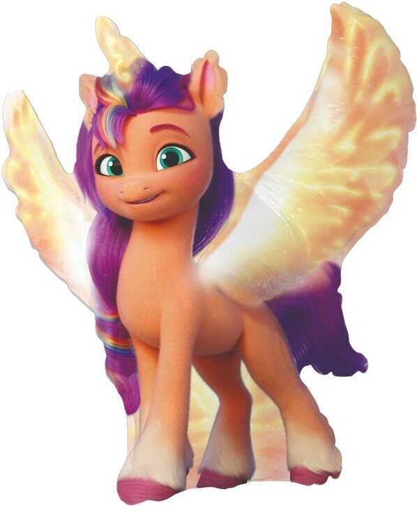 Шар (34/86 см) фигура, my little pony, лошадка санни за 2210₽ с доставкой в Москве от Домашний Шар на Flawery