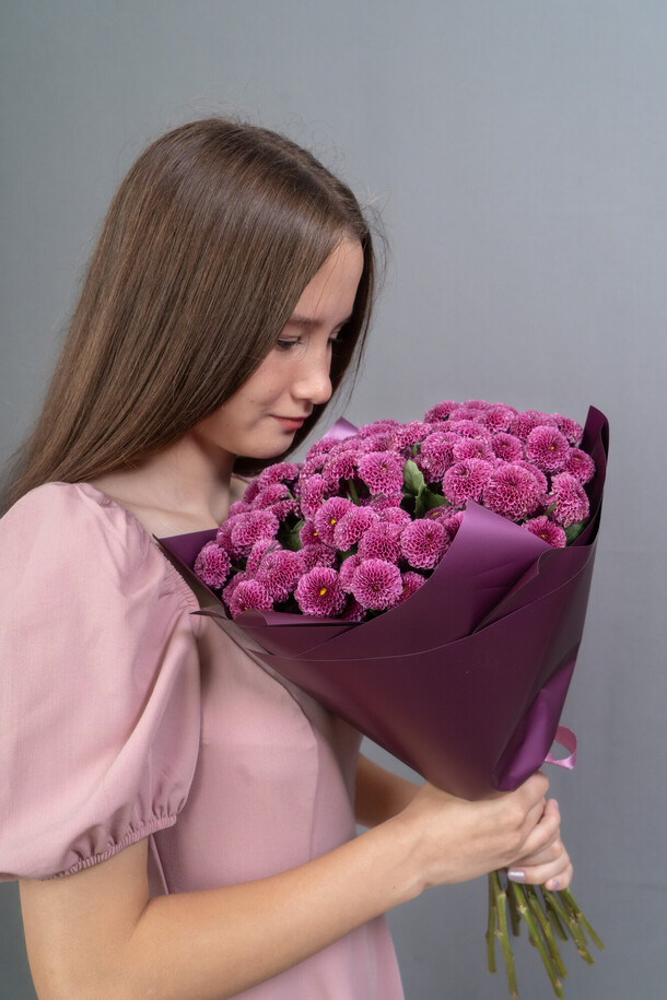 Букет из сантини пурпетта за 3497₽ с доставкой в Москве от Atelier Flora на Flawery
