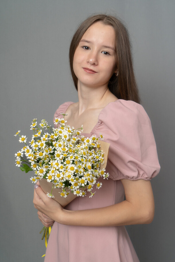 Букет из ромашек за 2529₽ с доставкой в Никольское от Atelier Flora на Flawery