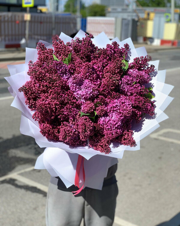 Апрельская сирень😍, артикул F1542679 - 13110 рублей, доставка по городу. Flawery - доставка цветов