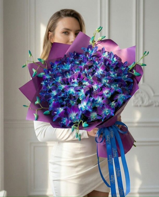 Букет ты мой космос. Монобукет 504 за 5200₽ с доставкой в Москве от Leora Chocolate на Flawery