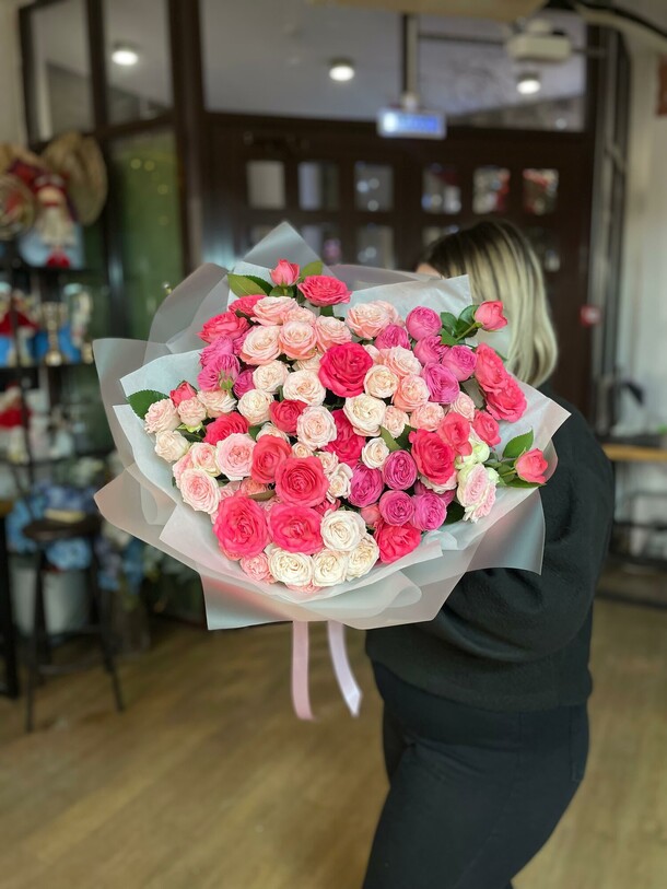 Букет «неповторимой зайке» за 20571₽ с доставкой в Москве от MaCherie на Flawery