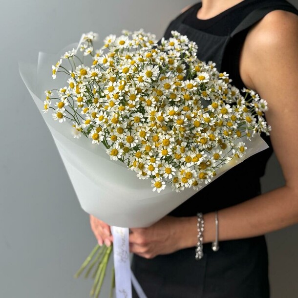 Букет из кустовых ромашек за 5950₽ с доставкой в Москве от Jolly bunch на Flawery