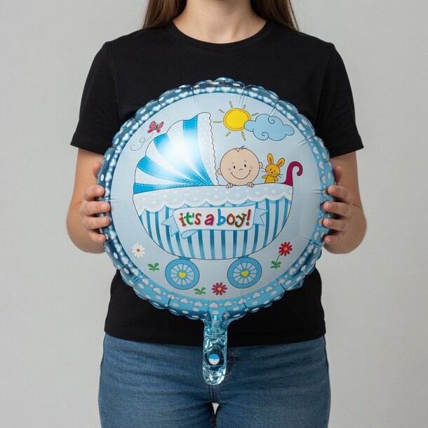 Воздушный шар на рождение мальчика за 1720₽ с доставкой в Москве от Jolly bunch на Flawery