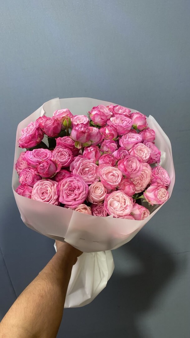 Букет цветов Пионовидная роза 19 за 7114₽ с доставкой в Москве от Umma Flowers на Flawery