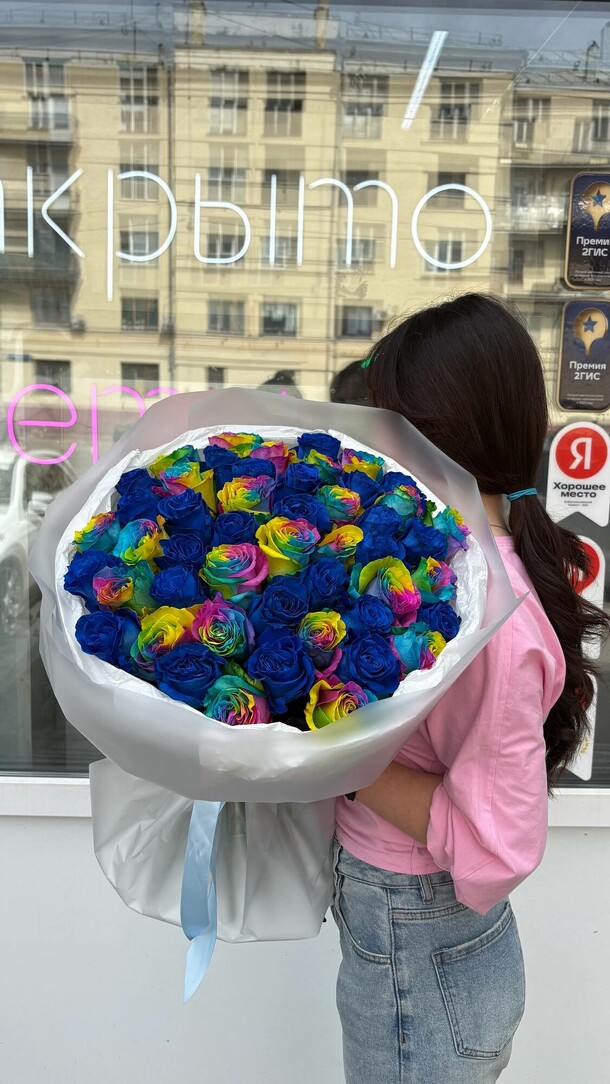 Букет роз за 16000₽ с доставкой в Москве от Make Flo на Flawery