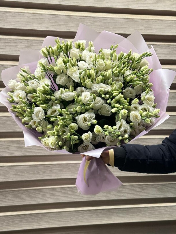 Букет из эустомы за 6820₽ с доставкой в Москве от Start flowers на Flawery